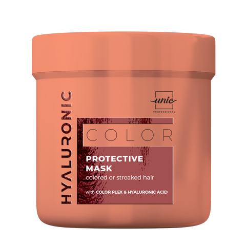 Маска для захисту фарбованого та мелірованого волосся Unic Color Hyaloronic 500 мл 0000000020306 фото