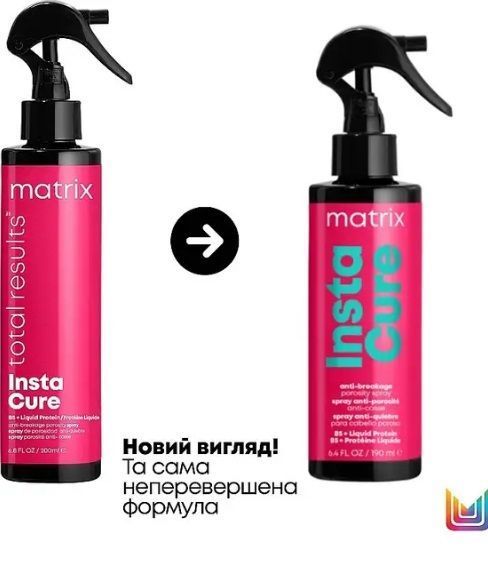 Спрей-догляд для пошкодженого та пористого волосся Matrix Total Results Insta Cure Spray 200 мл 0000000016754 фото